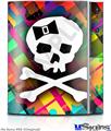 Sony PS3 Skin - Rainbow Plaid Skull