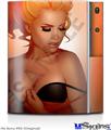 Sony PS3 Skin - 0range Pin Up Girl