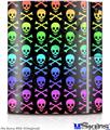 Sony PS3 Skin - Skull and Crossbones Rainbow