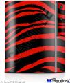 Sony PS3 Skin - Zebra Red