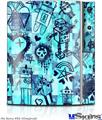 Sony PS3 Skin - Scene Kid Sketches Blue