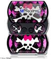 Pink Diamond Skull - Decal Style Skins (fits Sony PSPgo)