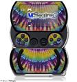 Tie Dye Purple Gears - Decal Style Skins (fits Sony PSPgo)