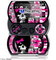 Scene Girl Skull - Decal Style Skins (fits Sony PSPgo)