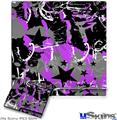 Decal Skin compatible with Sony PS3 Slim SceneKid Purple