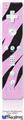 Wii Remote Controller Face ONLY Skin - Zebra Skin Pink