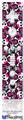 Wii Remote Controller Face ONLY Skin - Splatter Girly Skull Pink