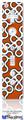 Wii Remote Controller Face ONLY Skin - Locknodes 03 Burnt Orange