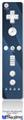 Wii Remote Controller Face ONLY Skin - VintageID 25 Blue