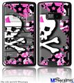 LG enV2 Skin - Pink Bow Skull