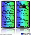 LG enV2 Skin - Rainbow Skull Collection