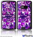 LG enV2 Skin - Purple Checker Graffiti