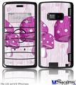 LG enV2 Skin - Mushrooms Hot Pink