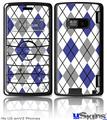 LG enV2 Skin - Argyle Blue and Gray