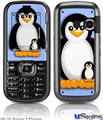 LG Rumor 2 Skin - Penguins on Blue