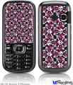 LG Rumor 2 Skin - Splatter Girly Skull Pink