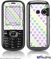 LG Rumor 2 Skin - Pastel Hearts on White