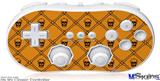 Wii Classic Controller Skin - Halloween Skull and Bones