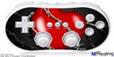 Wii Classic Controller Skin - Barbwire Heart Red