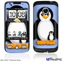 HTC Droid Eris Skin - Penguins on Blue