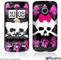 HTC Droid Eris Skin - Pink Diamond Skull