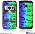 HTC Droid Eris Skin - Rainbow Skull Collection