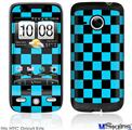 HTC Droid Eris Skin - Checkers Blue