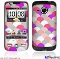 HTC Droid Eris Skin - Brushed Circles Pink