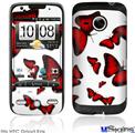 HTC Droid Eris Skin - Butterflies Red