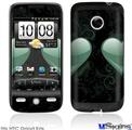 HTC Droid Eris Skin - Glass Heart Seafoam Green