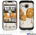 HTC Droid Eris Skin - Mushrooms Orange