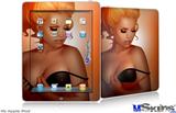 iPad Skin - 0range Pin Up Girl