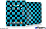 iPad Skin - Checkers Blue