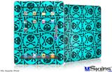 iPad Skin - Skull Patch Pattern Blue