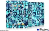 iPad Skin - Scene Kid Sketches Blue