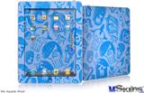 iPad Skin - Skull Sketches Blue