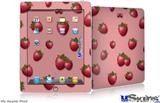 iPad Skin - Strawberries on Pink