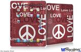 iPad Skin - Love and Peace Pink