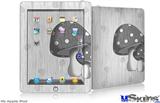 iPad Skin - Mushrooms Gray