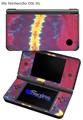 Tie Dye Spine 105 - Decal Style Skin fits Nintendo DSi XL (DSi SOLD SEPARATELY)