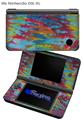 Tie Dye Tiger 100 - Decal Style Skin fits Nintendo DSi XL (DSi SOLD SEPARATELY)