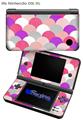 Brushed Circles Pink - Decal Style Skin fits Nintendo DSi XL (DSi SOLD SEPARATELY)