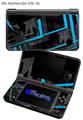 Baja 0004 Blue Medium - Decal Style Skin fits Nintendo DSi XL (DSi SOLD SEPARATELY)