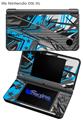 Baja 0032 Blue Medium - Decal Style Skin fits Nintendo DSi XL (DSi SOLD SEPARATELY)