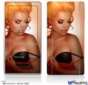 Zune HD Skin - 0range Pin Up Girl