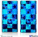 Zune HD Skin - Blue Star Checkers