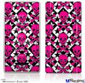 Zune HD Skin - Pink Skulls and Stars