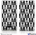 Zune HD Skin - Skull Checkerboard