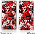 Zune HD Skin - Red Graffiti