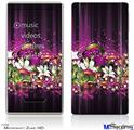 Zune HD Skin - Grungy Flower Bouquet